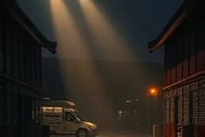 都市情感剧《风起时见你》写字楼天台对话画面